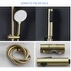 preview thumbnail 16 of 15, 5-Way Complete 10'' Round Rain Shower System with Adjustable Handheld and Handheld Bidet Sprayer,Wall Mounted
