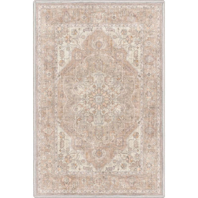 Well Woven Apollo Antigua Persian Oriental Machine Washable Area Rug