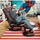 preview thumbnail 8 of 35, MCombo Set of 2 Swivel Recliner Chair with Wood Base and Ottoman