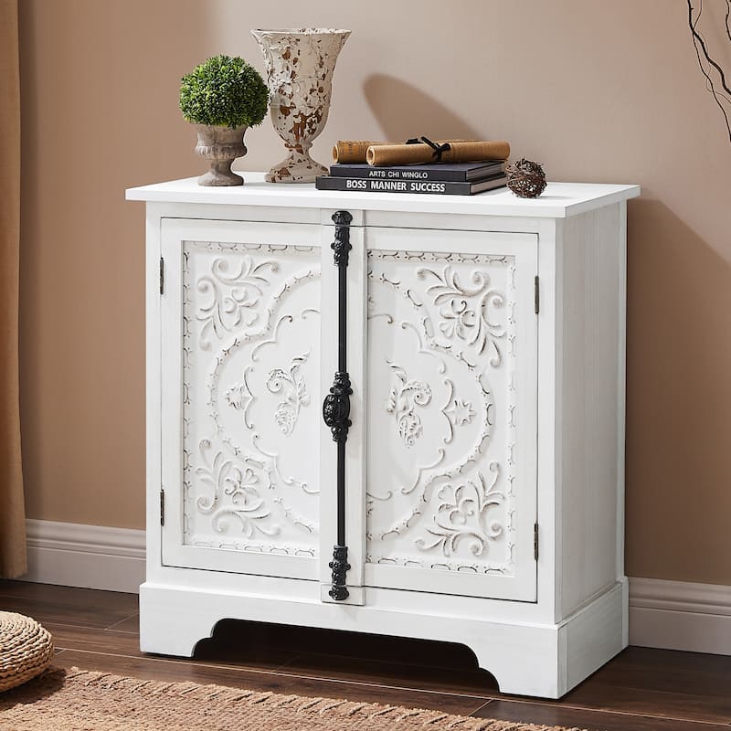 Art Leon Retro and Romantic Floral Cabinet