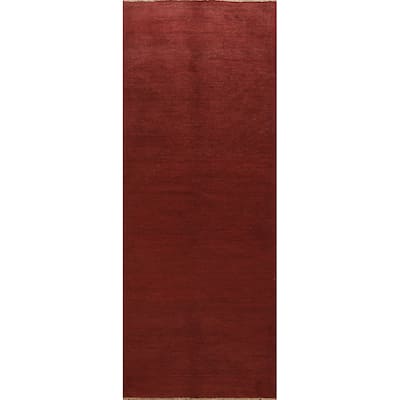 Gabbeh Oriental Runner Rug Handmade Wool Carpet - 2'4" x 9'4"