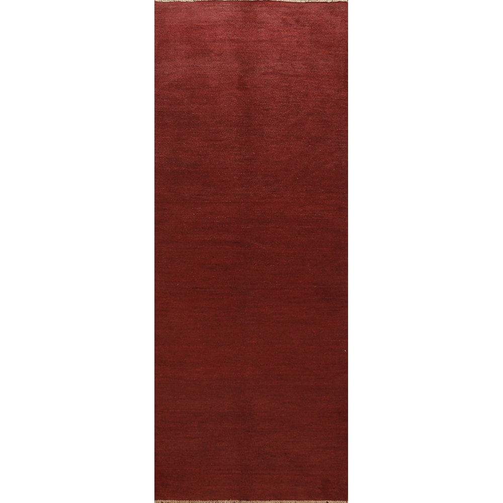 Gabbeh Oriental Runner Rug Handmade Wool Carpet - 2'4" x 9'4"