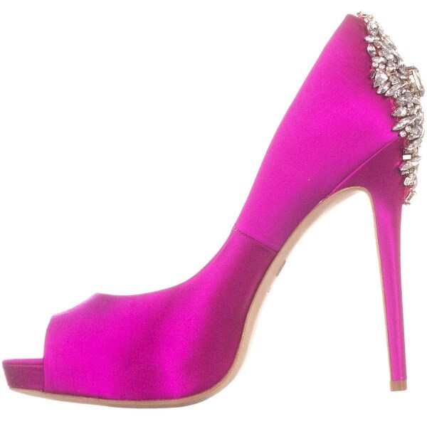 pink jeweled heels