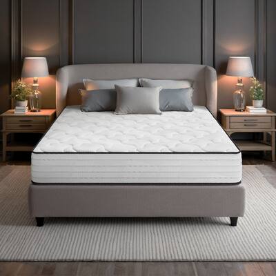 SweDrea 8"/12" Hybrid Mattress - Gel Memory Foam, Medium Firm, Breathable & Certified