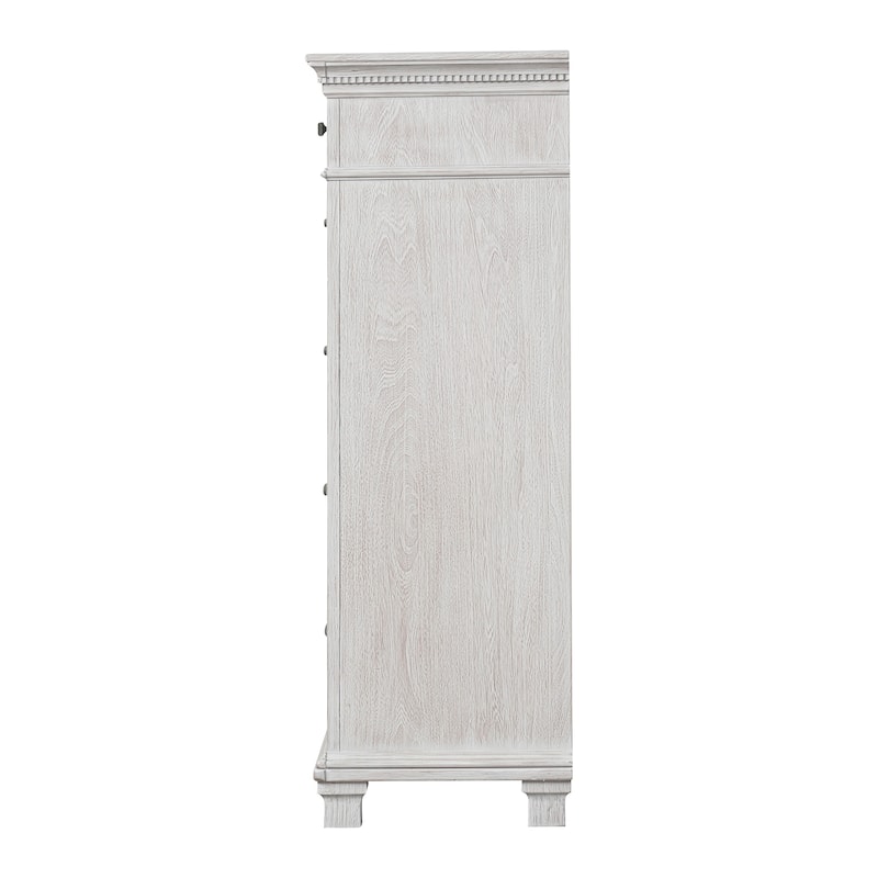 Furniture of America Eleanor 3-Piece Weathered Grey Wood Chest and 2-Nightstand Bedroom Set