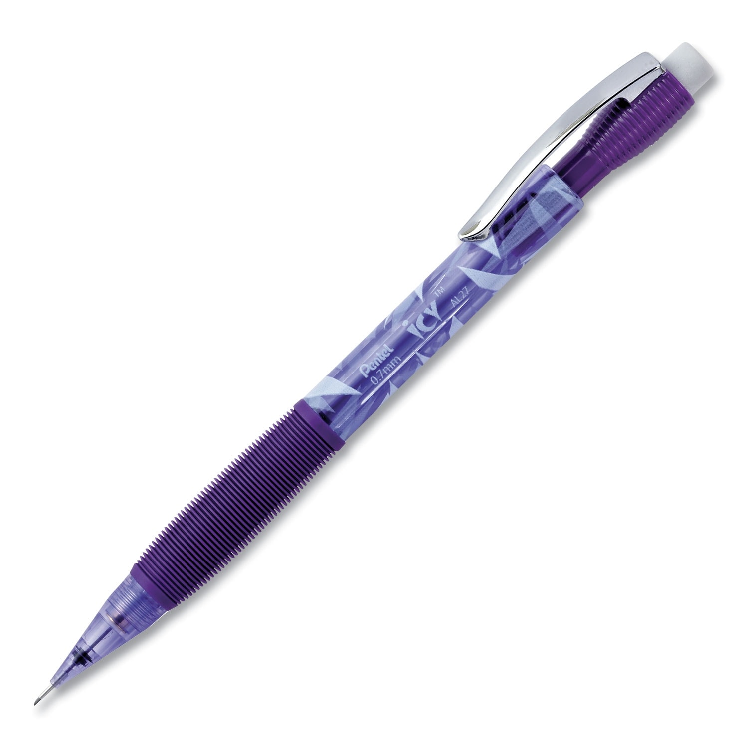 Icy Mechanical Pencil, HB (#2.5), Black Lead, Transparent Violet,