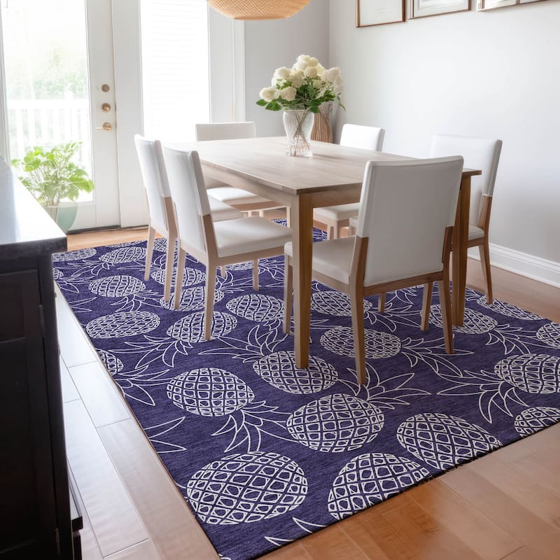 Premium Washable Super Soft Pineapple Mayfield Rug
