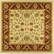 preview thumbnail 9 of 18, SAFAVIEH Lyndhurst Bengusu Traditional Oriental Rug 6' x 6' Square - Ivory/Red