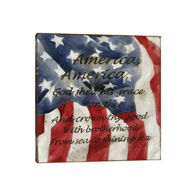 iCanvas "America" by Carol Robinson Canvas Print