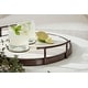 preview thumbnail 14 of 44, Kate and Laurel Marbury Round Metal Tray