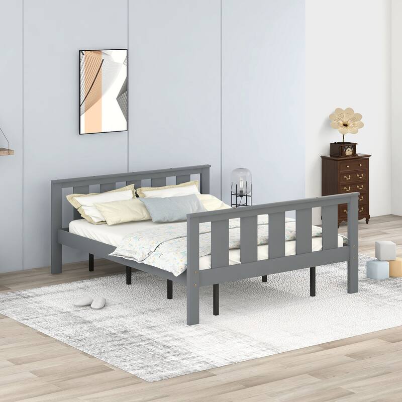 Wood Platform Bed