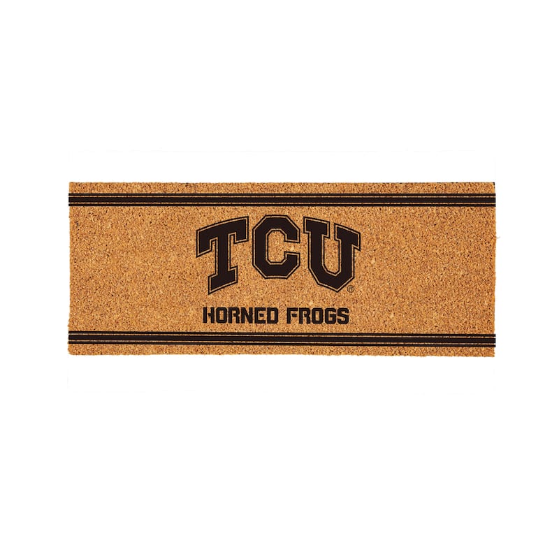 Texas Christian University Monochrome Indoor/Outdoor Coir Door Mat