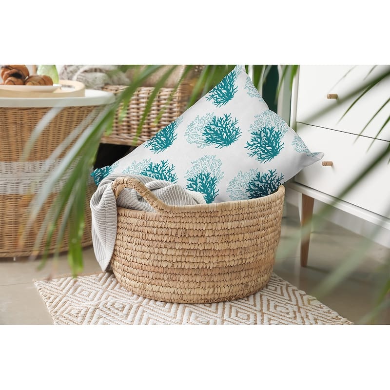 Coral Pattern Decorative Throw Pillow