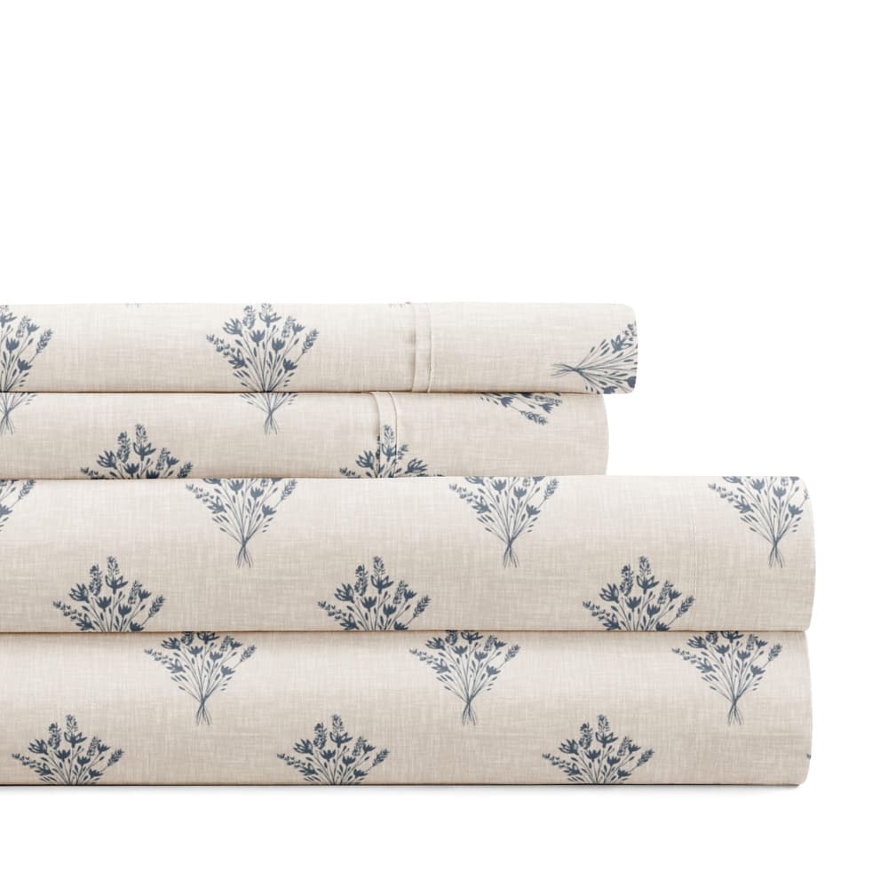 Delicate Details Patterned Ultra-Soft Bed Sheet Sets