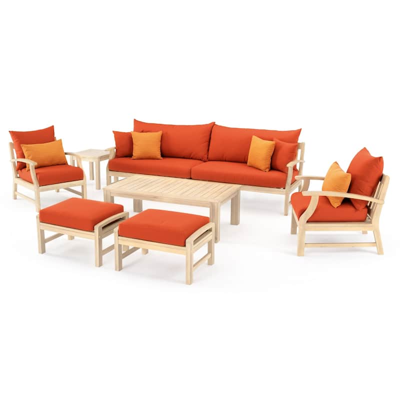 Kooper 8 Piece Sunbrella Outdoor Patio Sofa & Club Chair Set