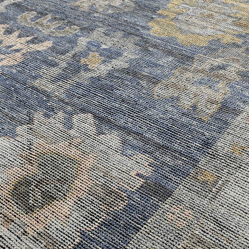 Jwell Avien Transitional Bordered Hand-Knotted Area Rug