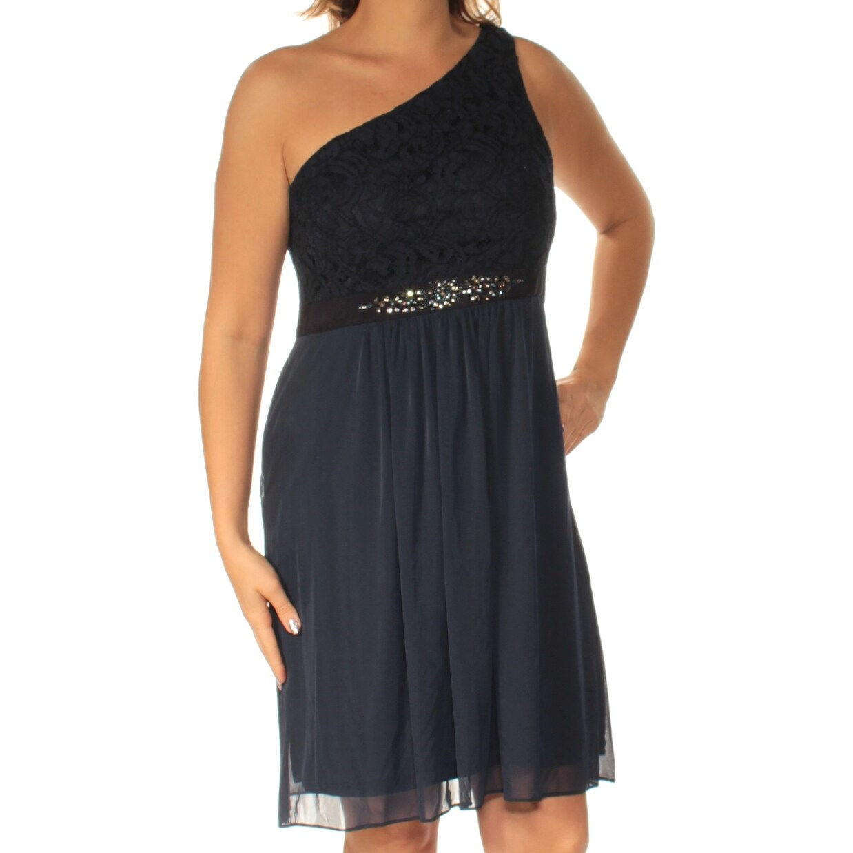 navy lace dress size 18