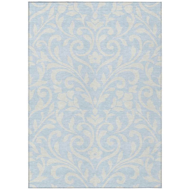 Machine Washable Indoor/ Outdoor Chantille Traditional Elegant Rug
