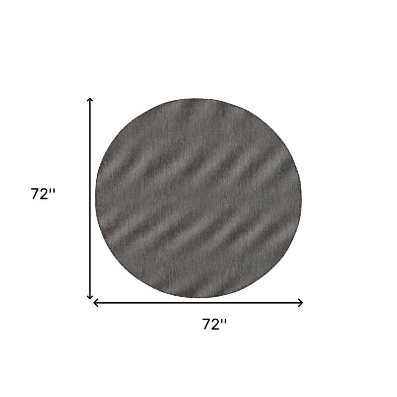 Caki Power Loomed Geometric Area Rug - 6' Round