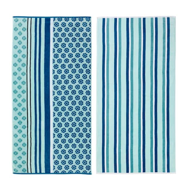 Luxurious Cotton Printed Beach Towel