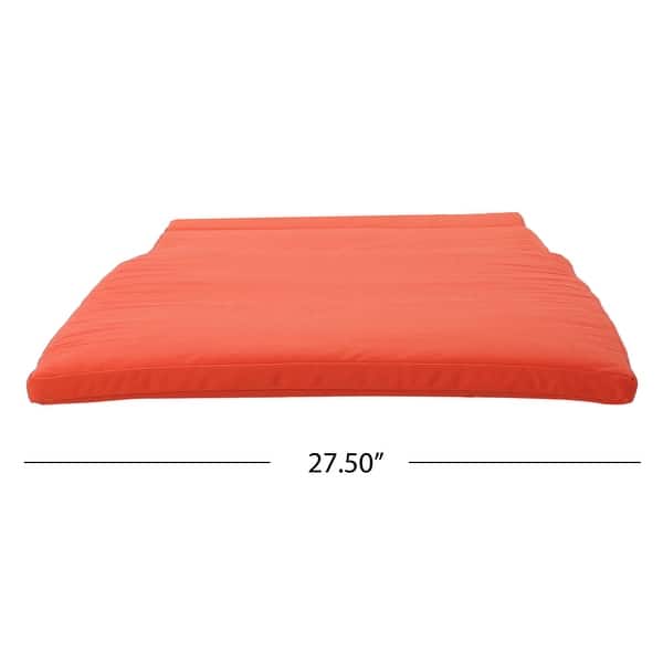 dimension image slide 0 of 5, Salem Outdoor Cushion Set for Chaise Lounge - Cushions only (Set of 2) by Christopher Knight Home. - 79.25"L x 27.50"W x 1.50"H