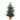 Sunnydaze 3-Foot Tall Festive Pine Pre-Lit Artificial Christmas Tree