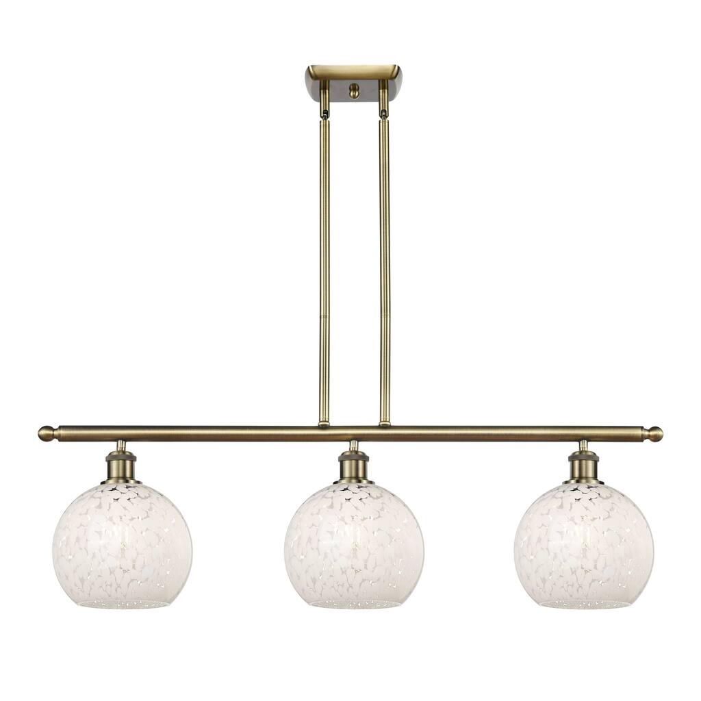 Innovations Lighting 516-3I-11-36-White Mouchette-Indoor Pendant Large