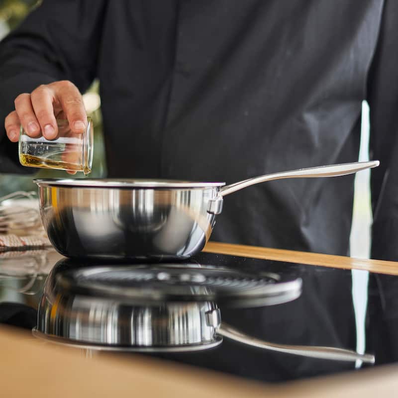Demeyere Industry 5-Ply 3.5-qt Stainless Steel Essential Pan