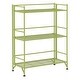 preview thumbnail 4 of 32, Porch & Den Ferdinand 3-Tier Wide Folding Metal Shelf