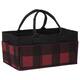 Buffalo Check Felt Storage Caddy