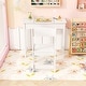 preview thumbnail 7 of 18, Gymax Kids Vanity Table & Chair Set 2-in-1 Princess Makeup Dressing