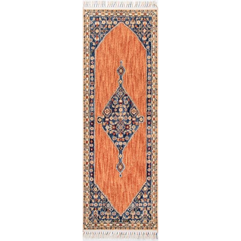 Nuloom Halley Floral Medallion Area Rug