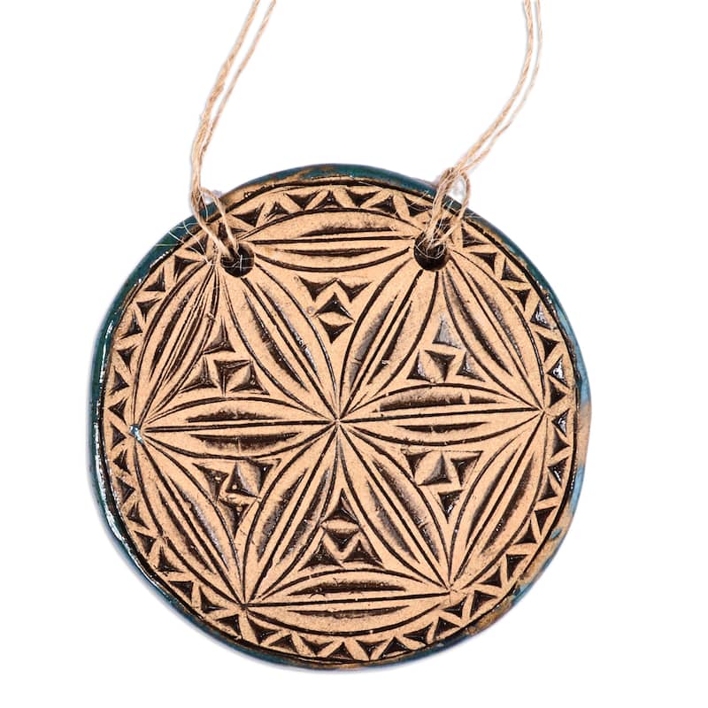 Novica Handmade Destiny Blossom Ceramic Home Accent