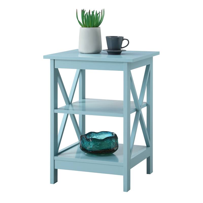 Convenience Concepts Oxford End Table with Shelves