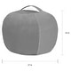 preview thumbnail 6 of 192, Kids' Stuffed Animal Storage Bean Bag Chair Cover or Toy Organizer