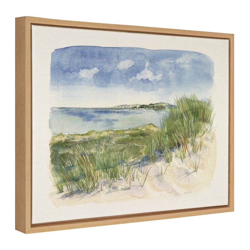 Kate and Laurel Sylvie By The Sea Framed Canvas by Patricia Shaw