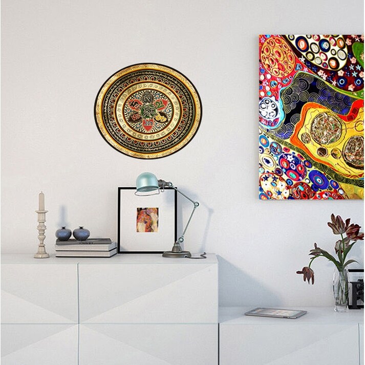 Boho Mandala Sticker, Mandala Decal, Mandala Wall Decor-image