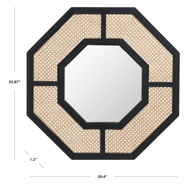 SAFAVIEH Latifah 30" Mirror - 30" W x 1" D x 33" H