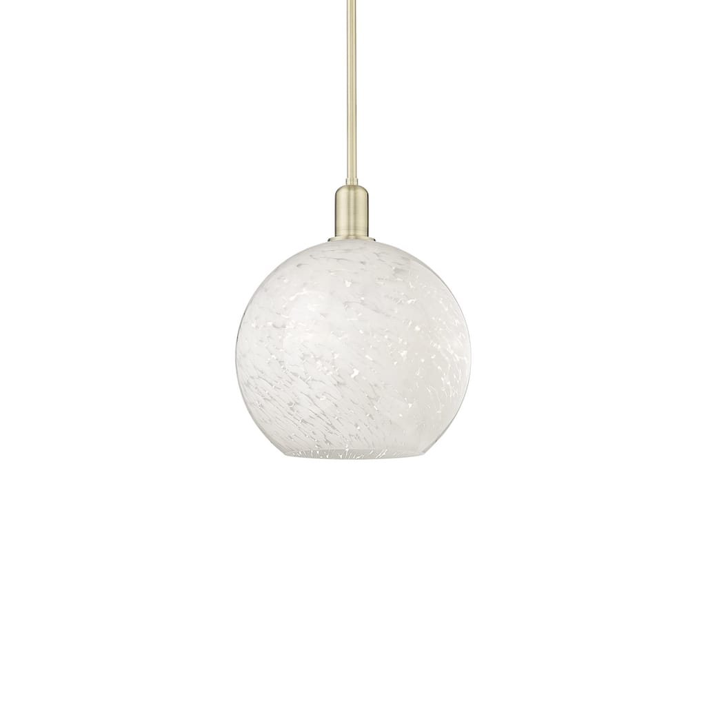 Innovations Lighting 716-1S-15-12 White Mouchette Pendant White