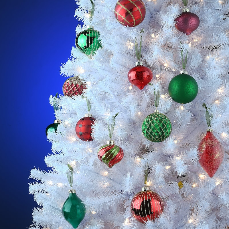 National Tree Company 20-Piece Christmas Tree Ornament Set, Rural Homestead Collection - 4 in