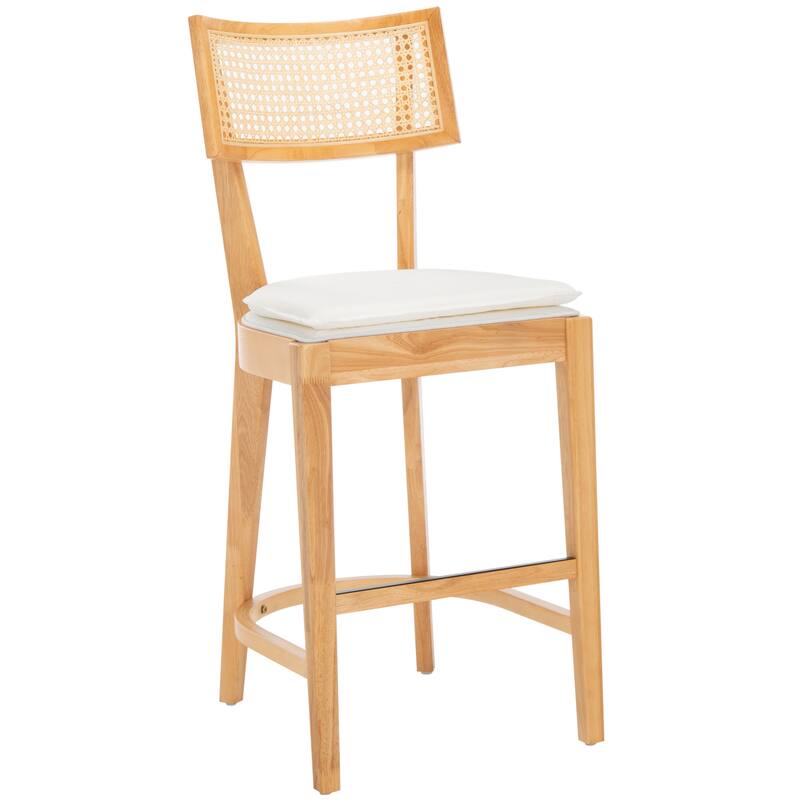 SAFAVIEH Nana 27-inch Counter Stool - 18.5 In. W x 20.6 In. D x 42.7 In. H - 19Wx21Dx43H