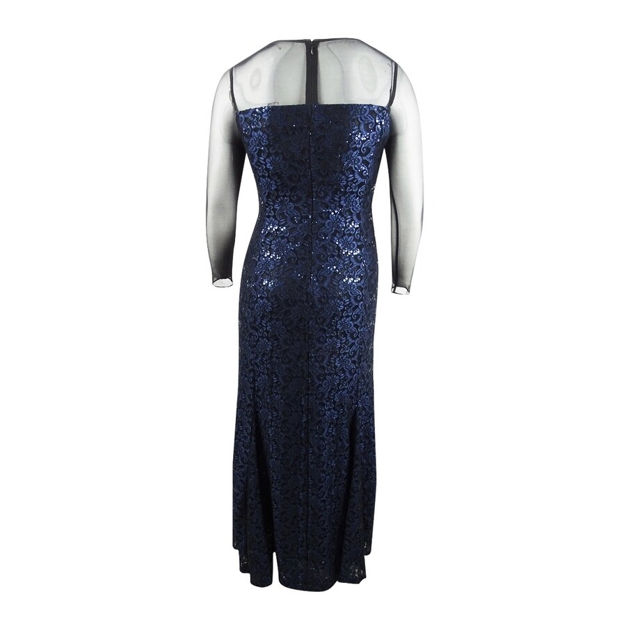 navy blue tahari sheath dress