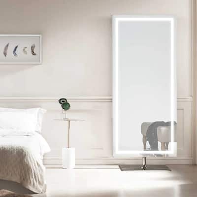 Modern Mirrors Nova Lighted Standing Full-Length Vanity Mirror - 70*32