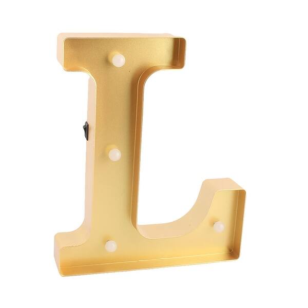 Shop Restaurant Plastic Decor English L Letter Alphabet Free Diy