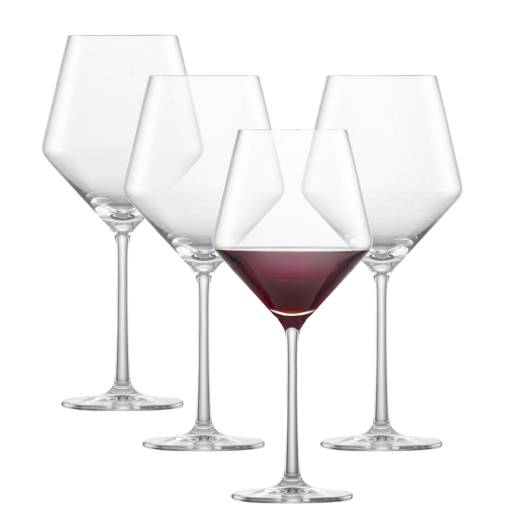 Zwiesel Glas Pure Crystal Glass, 15.7 Oz. Beaujolais (Set of 4), Clear