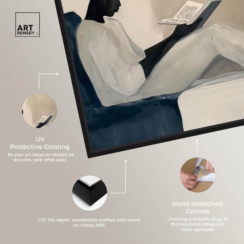 Void Reader I Canvas by Art Remedy