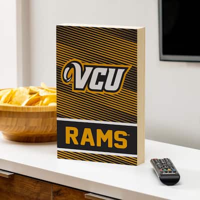 Virginia Commonwealth University Wooden Tabletop Mantel Shelf Sign