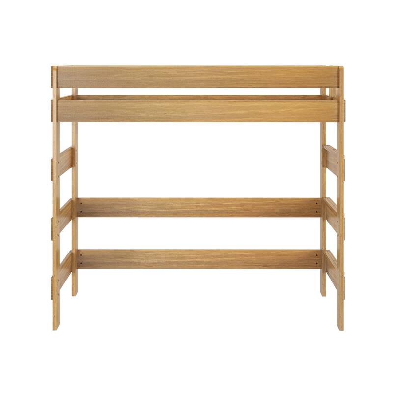 Max and Lily Farmhouse Twin-Size High Loft Bed
