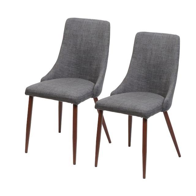 Sabina Mid Century Fabric Dining Chair (Set of 2) by Christopher Knight Home
