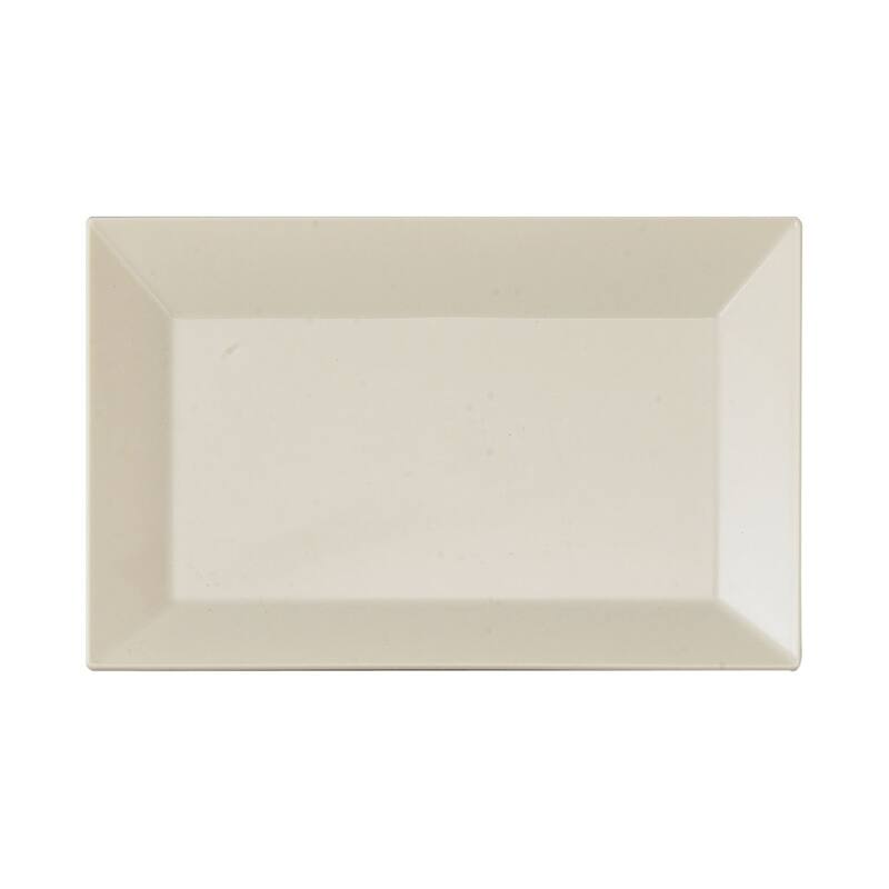 Solid Rectangular Disposable Plastic Plate Packs - Party Supplies